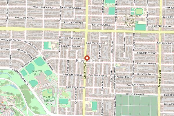 Map showing The Shameful Tiki Room in Vancouver