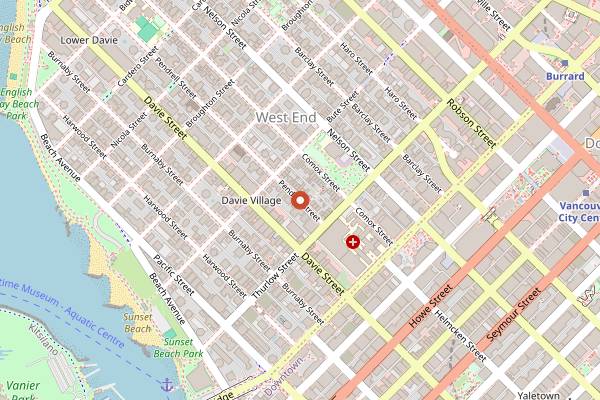 Map showing Buro the Espresso Bar in Vancouver