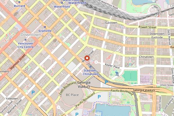 Map showing Devil's Elbow Ale & Smoke House in Vancouver