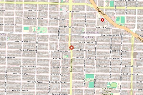 Map showing Anh and Chi in Vancouver