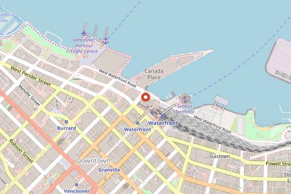 Map showing Miku in Vancouver