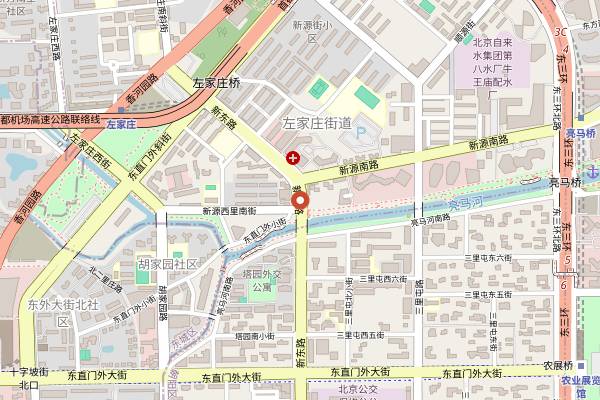Map showing Arrow Factory Brewing in Beijing