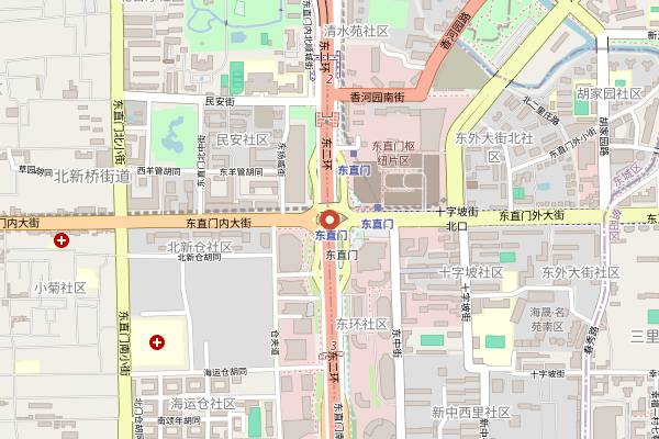 Map showing Bagel Bügel in Beijing