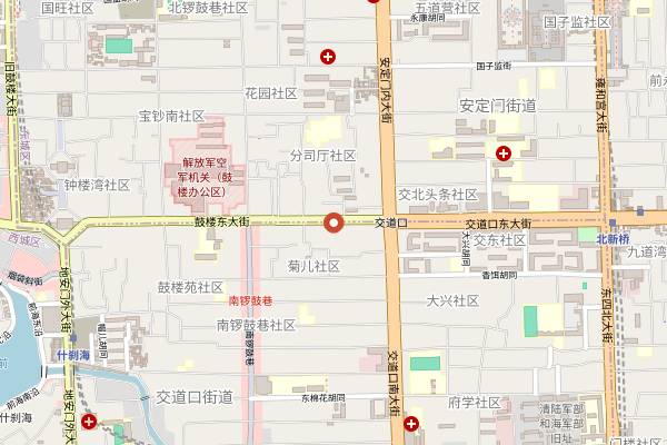 Map showing Cafe Zarah in Beijing