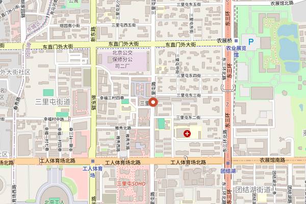 Map showing Panorama in Beijing
