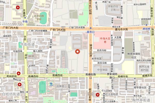 Map showing OONAGH Coffee (Lanman Hutong) in Beijing