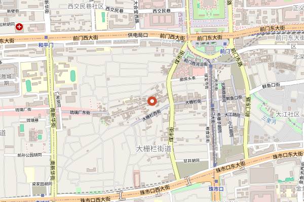 Map showing Soloist Coffee Co. (Yangmeizhu) in Beijing