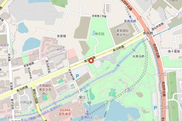Map showing Bad Ass Lamb Hot Pot (Maizidian West Street) in Beijing