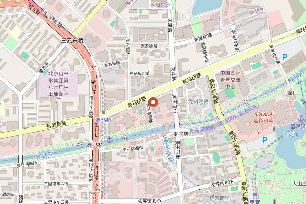 Map showing Mio in Beijing