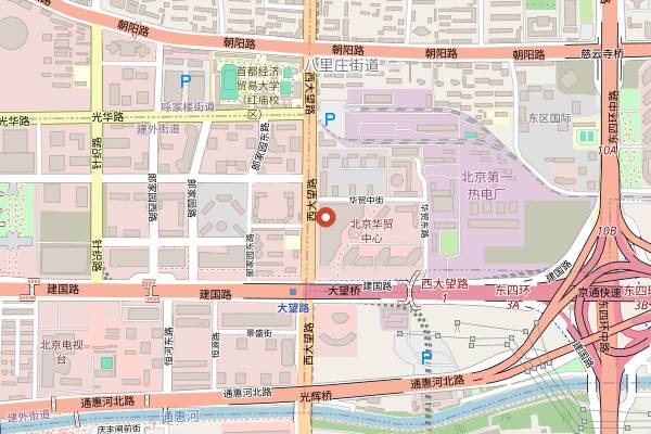 Map showing The Beijing Kitchen (SKP) in Beijing