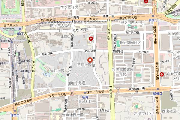 Map showing Yan Garden by Chef Fei in Beijing