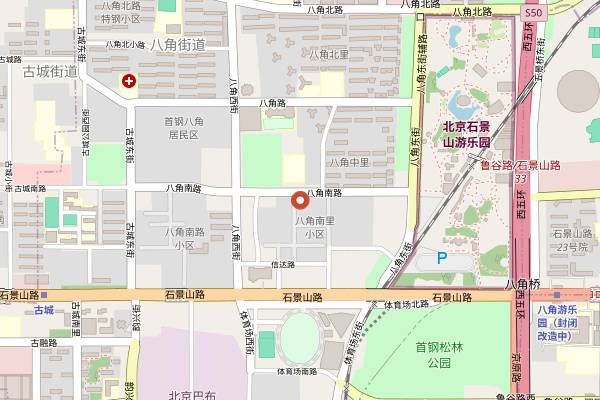 Map showing Anchengju Spicy Dry-Pot Duck Heads (Bajiao) in Beijing