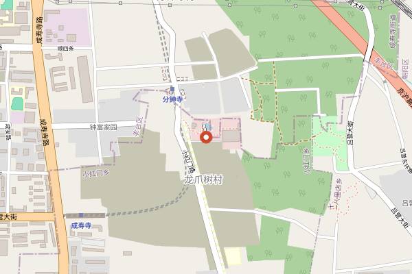 Map showing Xinchuanban Restaurant in Beijing