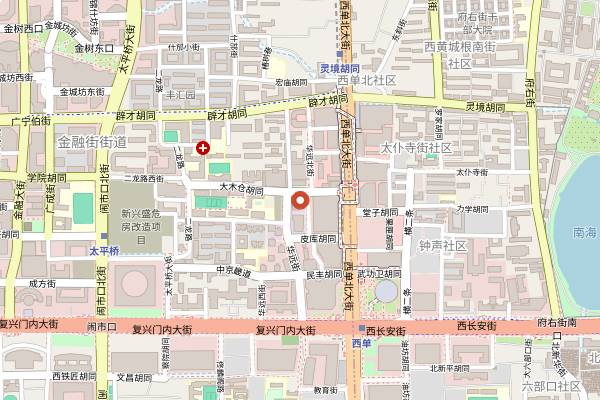 Map showing Amber Lounge in Beijing