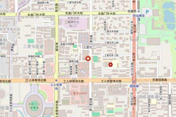 Map showing Martini Bar JD78 in Beijing