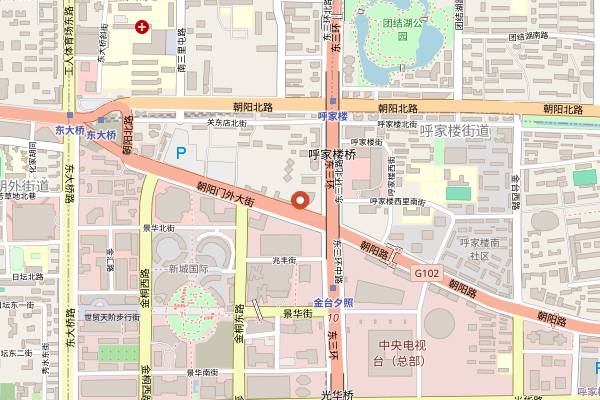 Map showing Country Kitchen in Beijing