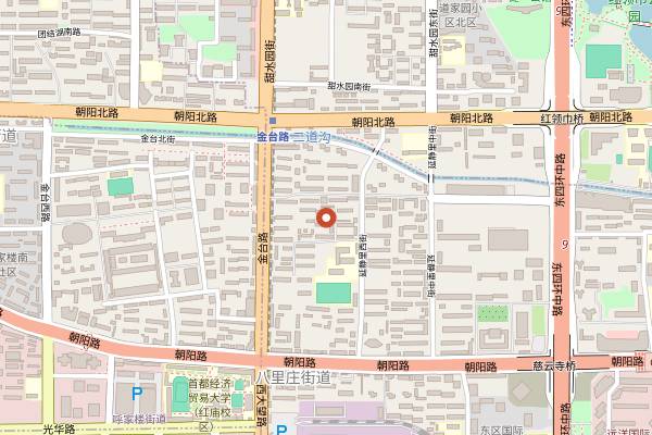 Map showing Huai Xiang Guo Se in Beijing