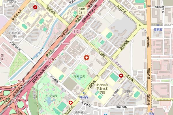 Map showing Jia in Beijing