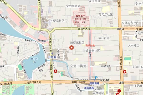 Map showing No. 69 Fangzhuanchang Zhajiangmian in Beijing