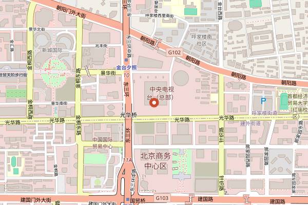Map showing Vinotheque in Beijing