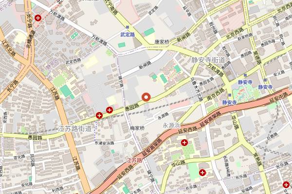 Map showing BasdBan in Shanghai