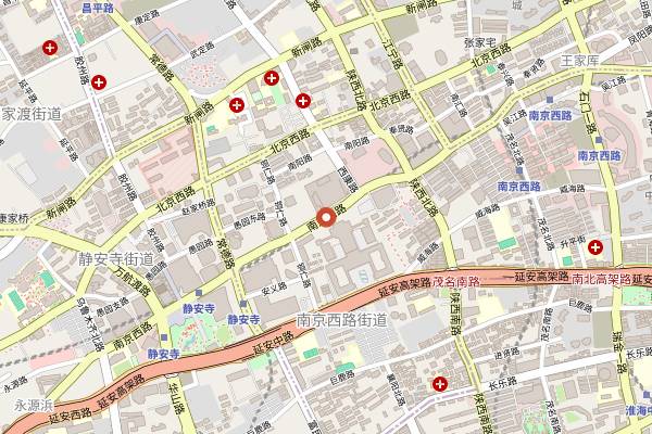 Map showing Kaisiling in Shanghai