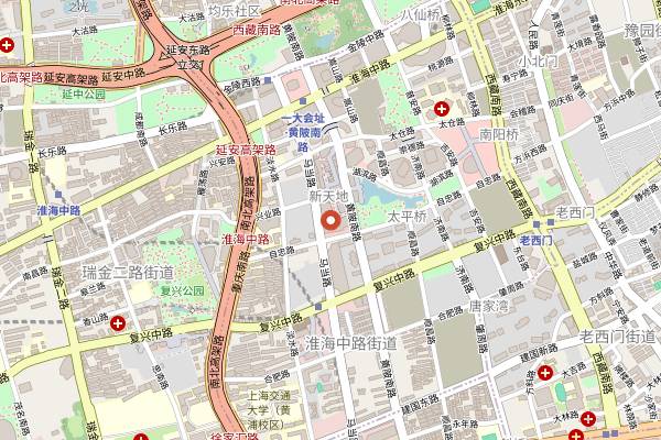 Map showing VERIE Bakehouse in Shanghai