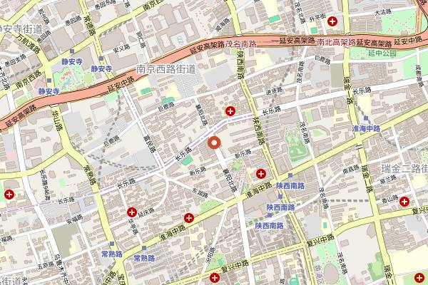 Map showing Alma Luna in Shanghai