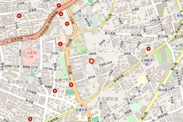 Map showing Bar Rock in Shanghai
