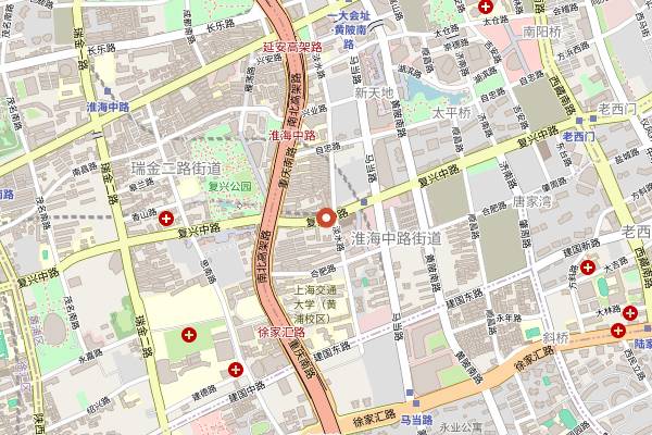Map showing Swirl in Shanghai