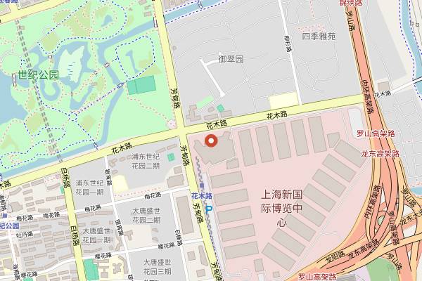Map showing The BREW in Shanghai