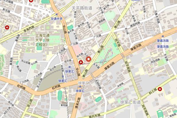 Map showing Bella Vita Bistro in Shanghai