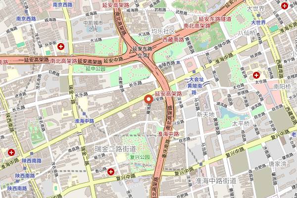 Map showing Wei Xiang Zhai in Shanghai