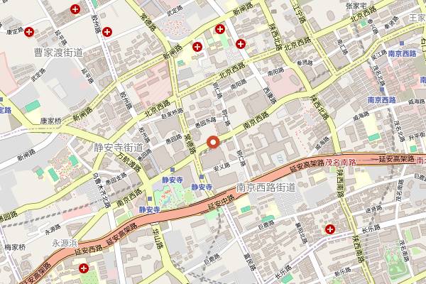 Map showing Le Café Louis Vuitton in Shanghai