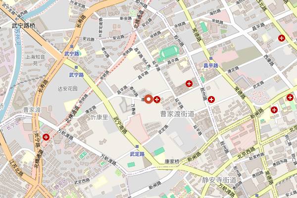 Map showing Legend Taste in Shanghai