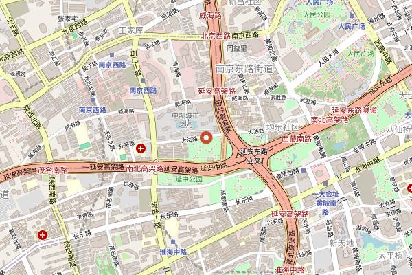 Map showing Masala Art in Shanghai