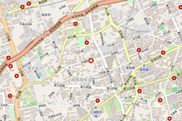 Map showing Mi Thai in Shanghai