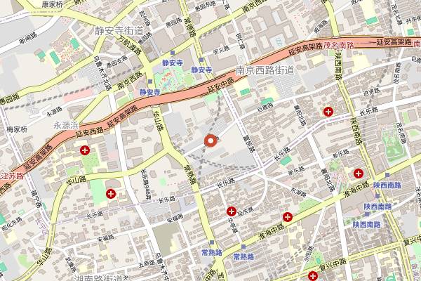 Map showing Nepali Kitchen in Shanghai