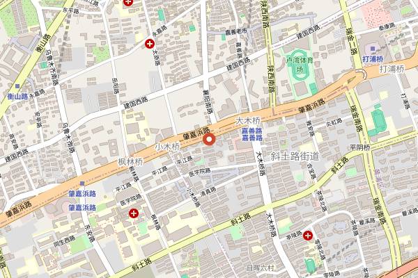 Map showing Ren He Guan in Shanghai