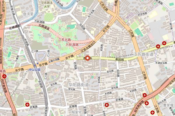 Map showing Fu He Hui in Shanghai