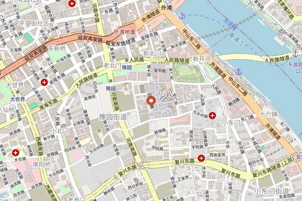 Map showing Songyuelou in Shanghai