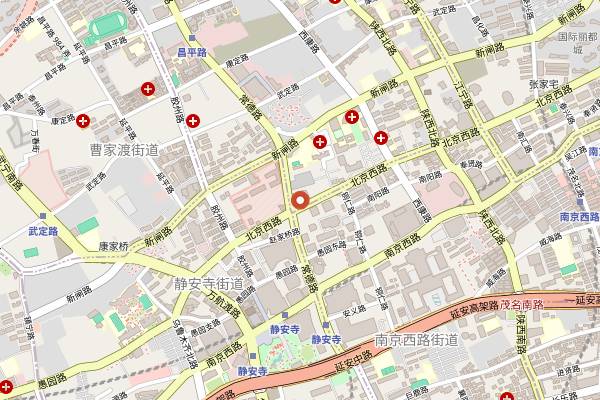 Map showing Bao Li Xuan in Shanghai