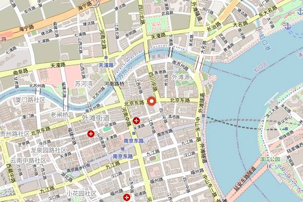 Map showing Imperial Treasure Fine Chinese Cuisine in Shanghai