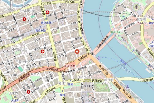 Map showing Ling Long in Shanghai