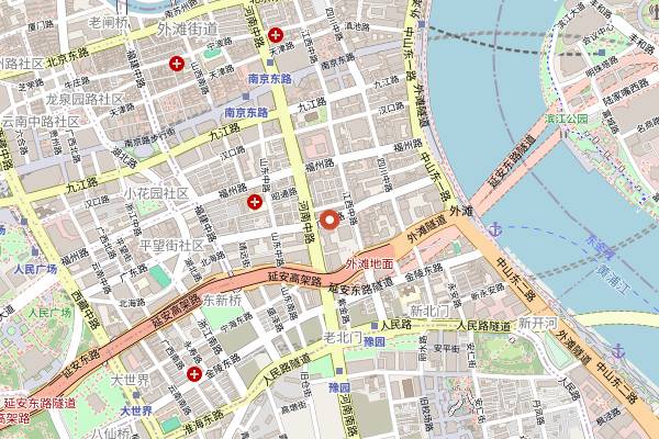 Map showing Sheng Yong Xing in Shanghai