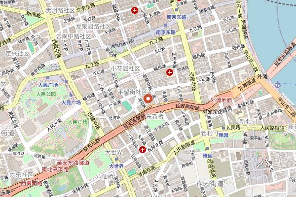 Map showing Vivant by Johnny Pham in Shanghai
