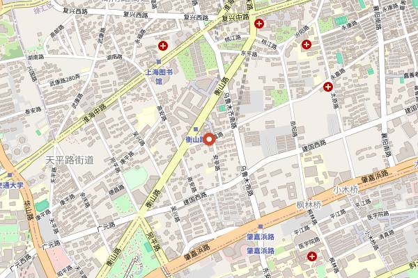 Map showing Gubigubi in Shanghai