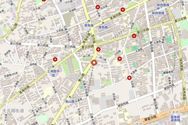 Map showing Juke in Shanghai