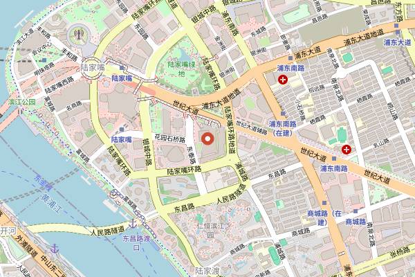 Map showing Flair Rooftop Restaurant & Bar in Shanghai
