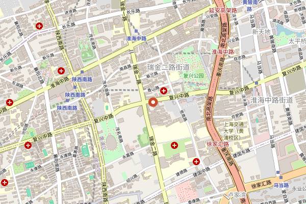 Map showing Speak Low in Shanghai